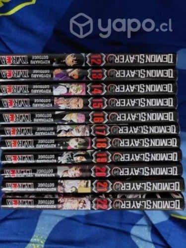 Mangas Demon Slayer tomos del 12 al 22