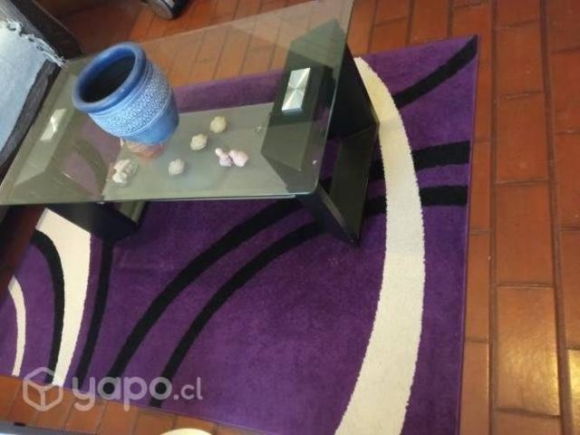 Alfombra Lila  con blanco