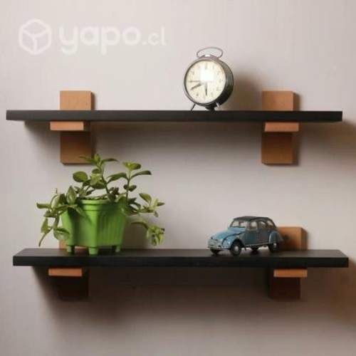 Set de dos repisas de 60x15cms. Estético y funcion