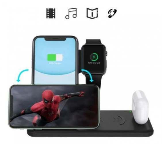 Cargador inalámbrico 5 en 1 para iPhone