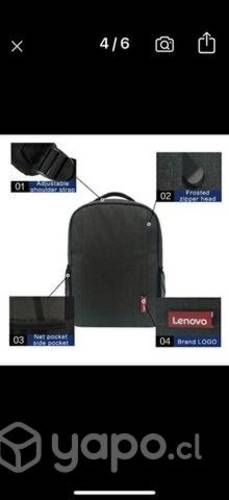 Mochila Lenovo para laptop nueva 14-15,6 pulgadas