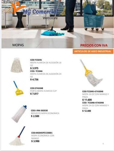 carro con estrujador 26 litros