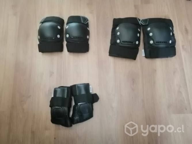 Set de muñequeras, rodilleras y coderas básicas