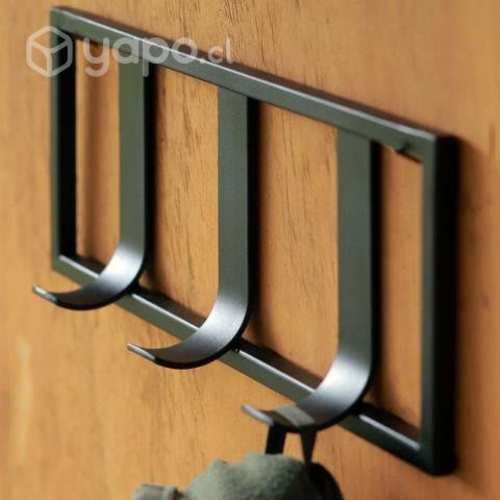 Perchero de fierro forjado y soldado. 100% resiste