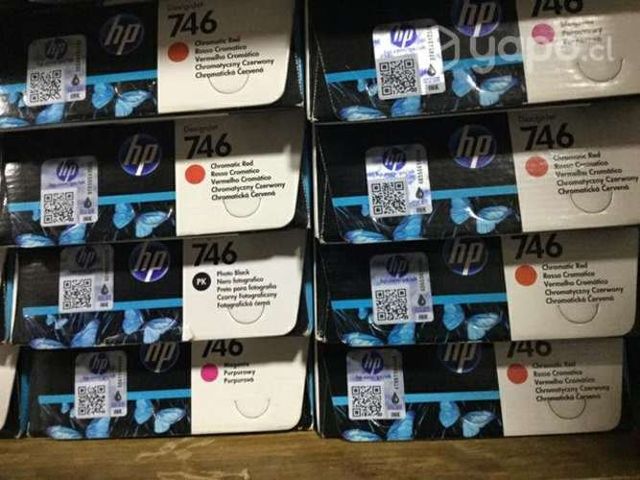 Tintas hp 746 y 730 colores originales de 300ml