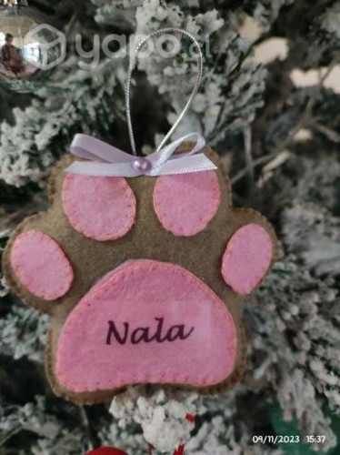 Adornos navideños pañolenci