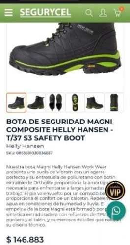 Bota de seguridad