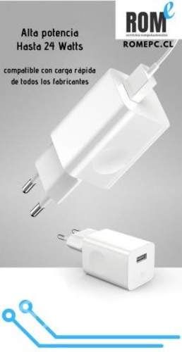 Cargadores USB con carga rápida de hasta 24 watts
