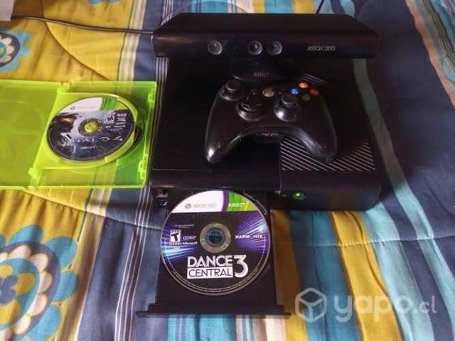Xbox 360 original + KINE + mando + 2 juegos