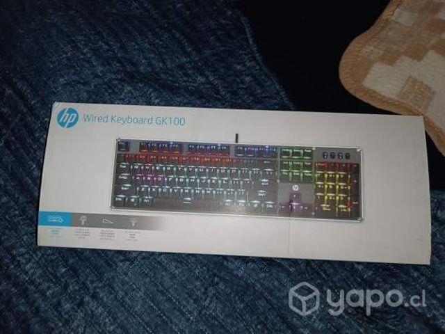 Teclado HP mecánico RGB nuevo