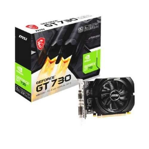 MSI Video NVIDIA GT730K 4GB D3/OCV1