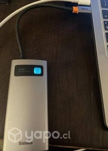 Baseus Hub Tipo C 4 en 1 Aluminio