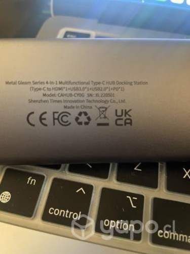 Baseus Hub Tipo C 4 en 1 Aluminio