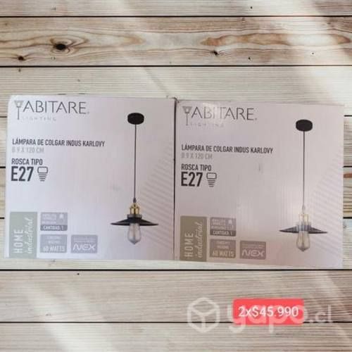 Lampara colgante industrial