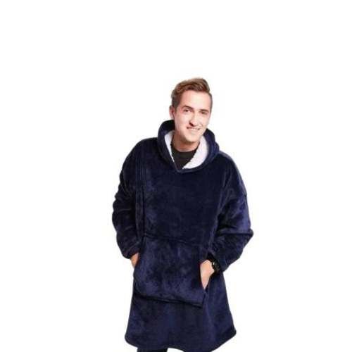 Polerón Azul Sherpa Chiporro Huggle Hoodie Unisex