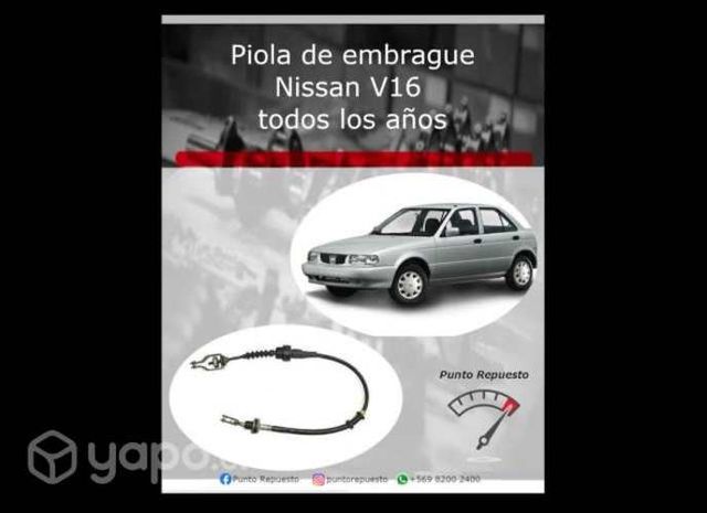 Piola de embrague Nissan V16, todos los años