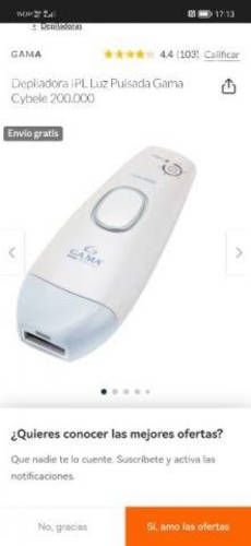 Depiladora láser nueva profesional