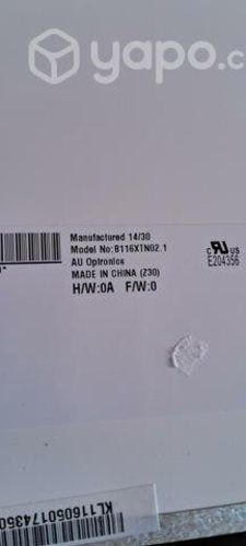 Pantalla notebook 11,6&quot; lcd 30 pines