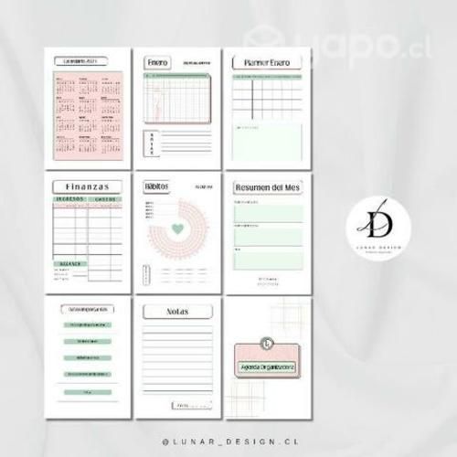 Agenda organizadora 2024 Imprimible