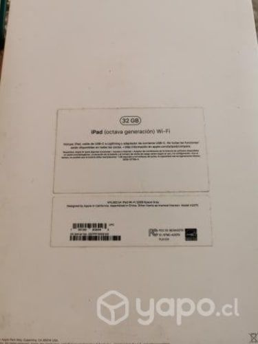 Ipad 8va generación