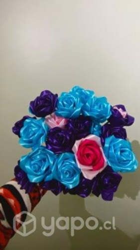 Rosas y girasoles eternos