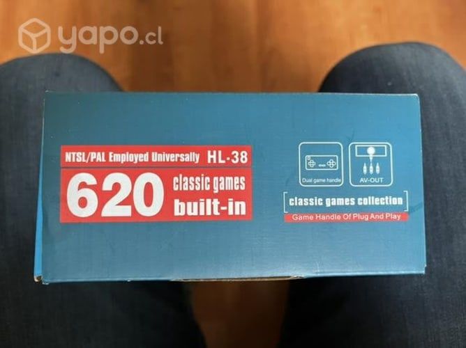 Consola retro 620 juegos, unas a una sola vez