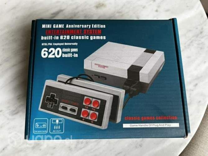Consola retro 620 juegos, unas a una sola vez