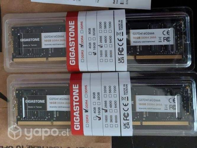 Memoria RAM 16GB DDR4 para PC