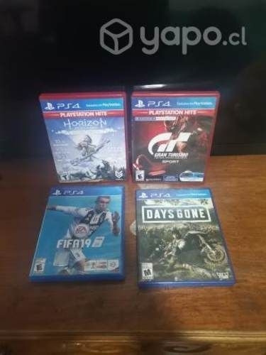 Juegos de ps4 muy poco usados