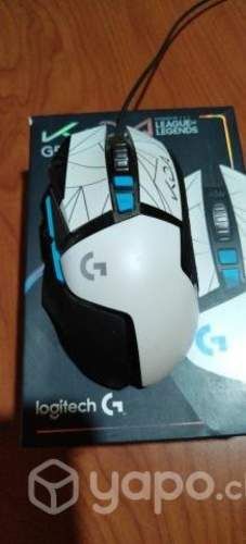 Mouse Logitech g502 KDA y Mousepad gamer