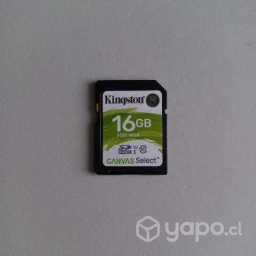 Memorias SDHC, Kingston