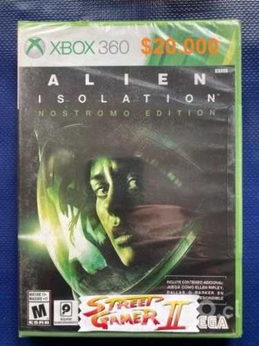 Alien isolation xbox 360 nuevo sellado