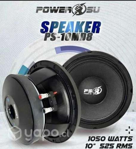 Medio bajo 10 pulgadas marca power su ps-10md8