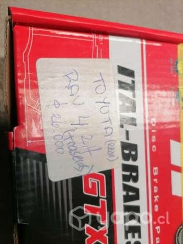 Pastillas traseras rav4