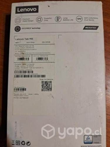 Tablet Lenovo tabM8HD