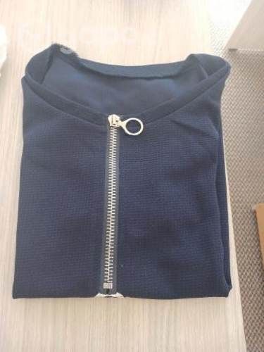 Poleron azul talla s