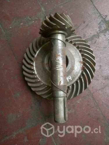 Conjunto corona y piñon maquinaria 35/14