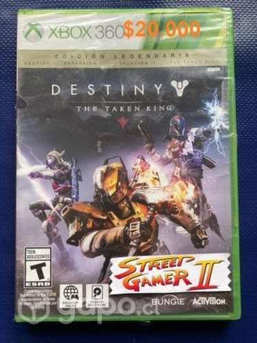Destiny taken king xbox 360 nuevo sellado