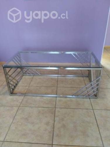 Hermosa mesa de vidrio