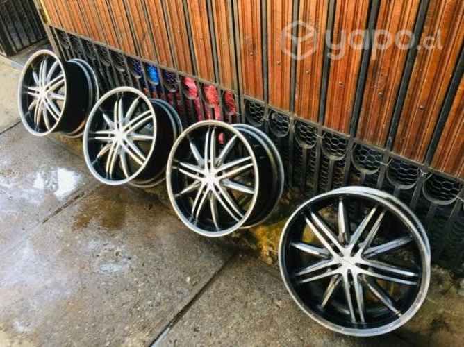 Llantas aro 19 5-114 una reparada