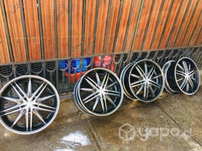 Llantas aro 19 5-114 una reparada