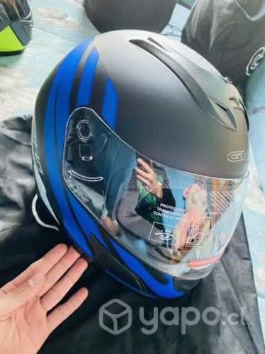 Casco Azul Mate GHB