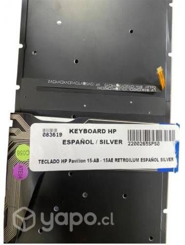 TECLADO HP Pavilion 15-AB 15AE RETROILUM ESPAÑOL