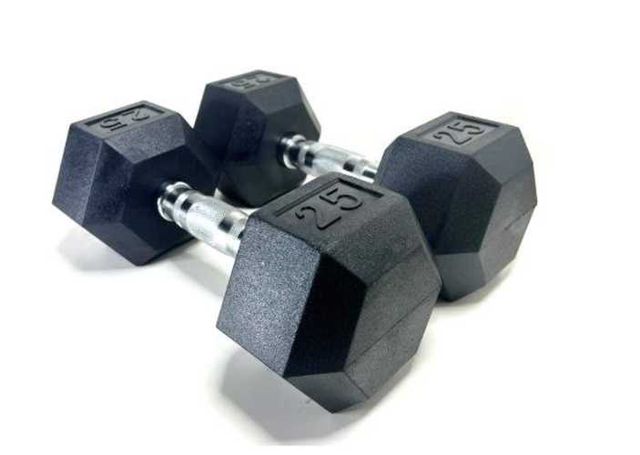 Mancuernas Hexagonales De 25lb