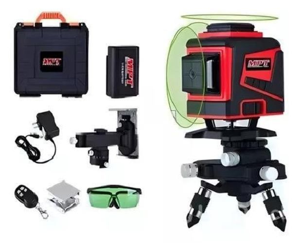 Nivel Laser Verde 360- 12 Lineas Cruzadas Lic. Ale
