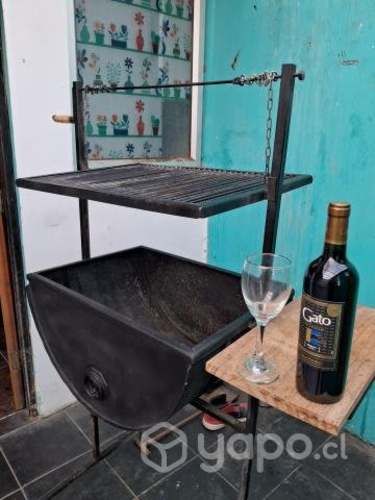 Parrilla a carbon