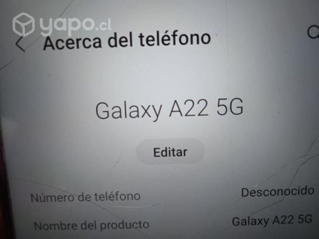 Celular Samsung a22 5g