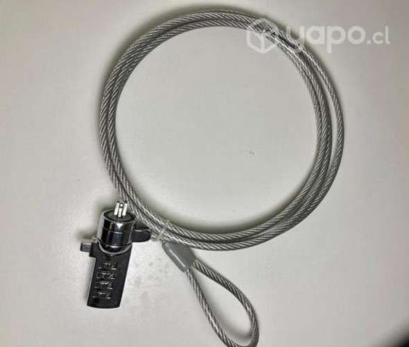 Cadena seguridad para notebook