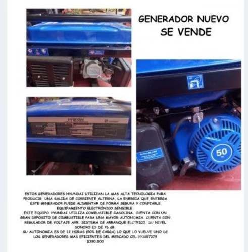 Generador nuevo