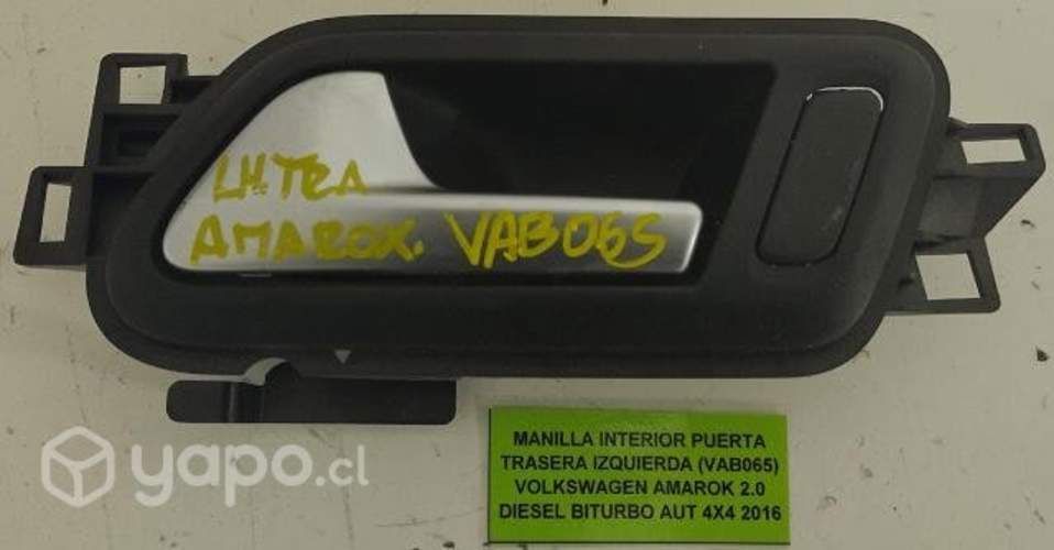 Manilla Inter Pta tras izq (VAB065) VW Amarok 2016